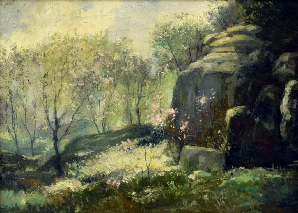 Paesaggio primaverile - Museo pubblico di lettura